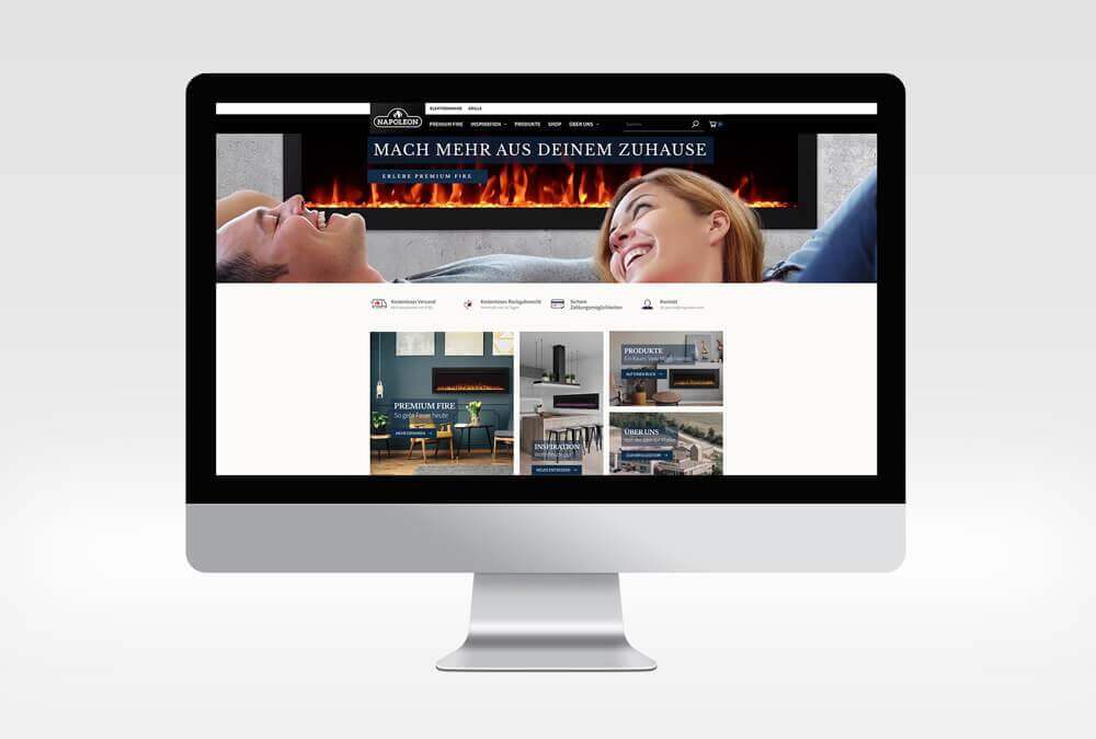 So geht Feuer heute: Napoleon jetzt mit Premium Fire Elektrokaminen im Markt